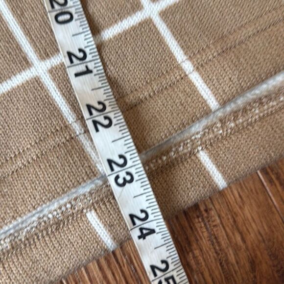 J.Crew windowpane fleece lined turtleneck sweater M - Picture 6 of 8